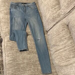 Bershka Light Blue Skinny Jeans